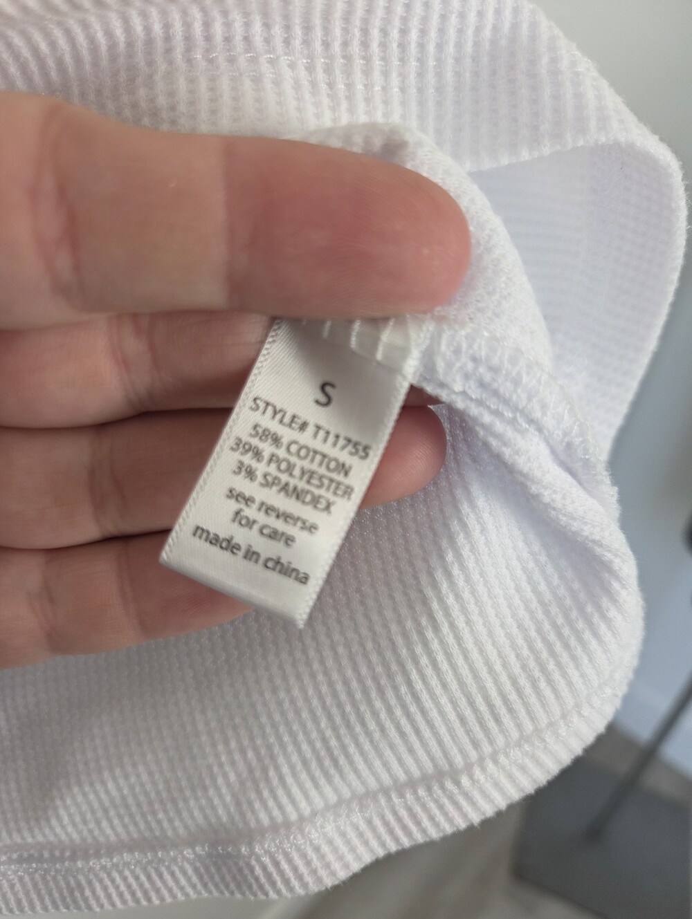 Active Basic White Thermal Shirt Long Sleeve Crew Neckline Base Layer Small - Picture 6 of 8